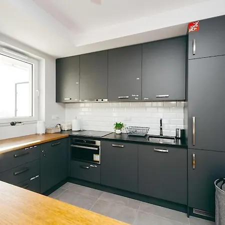 Peaceful For 2-4 Guests In 公寓 华沙